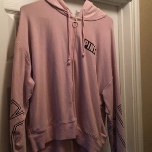 Vs pink zip up jacket